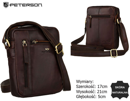 Torba skórzana PTN YP002-OPU Brown