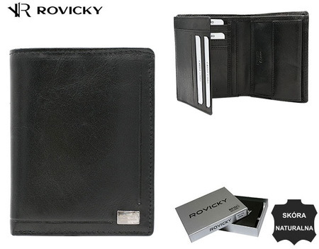 Leather wallet RFID ROVICKY CPR-125-BAR