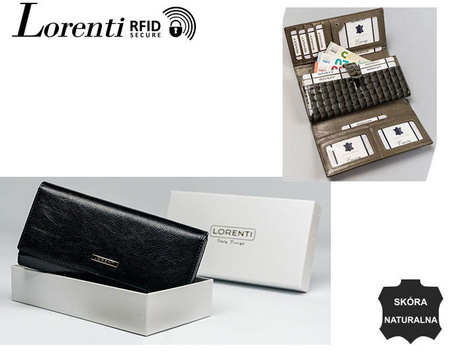 Portfel damski skórzany 102-16 Black