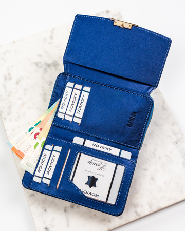 Portfel damski eko R-001-WD8 Navy