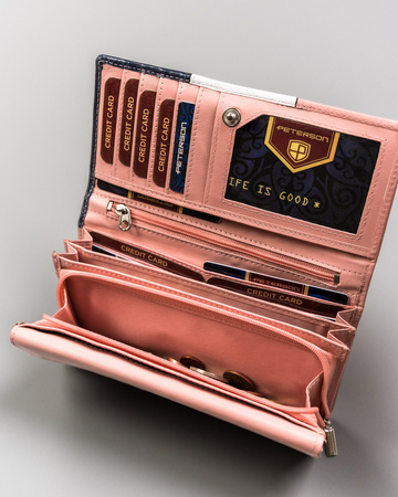 PETERSON PTN RD-12-GCL-S RFID leather wallet