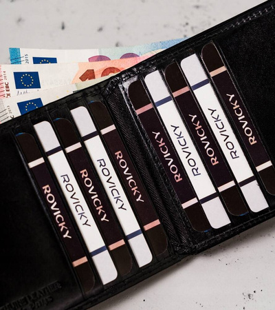 ROVICKY N01L-RVTP RFID leather wallet