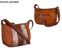 Torebka damska David Jones 6885-1 Cognac
