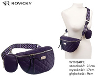 Saszetka nerka R-NER-6 Plum