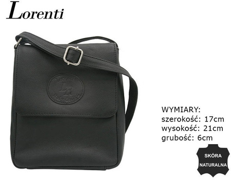 Torebka damska skórzana LR-TSL-06-CPDM Black