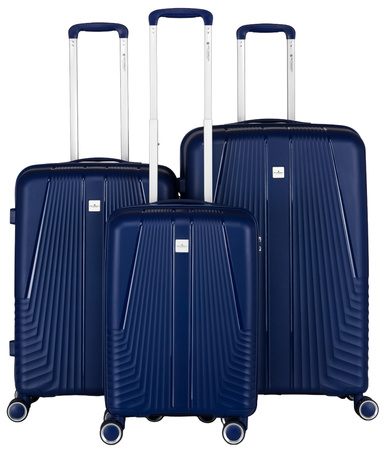 Zestaw walizek PTN PP-09-SET3 Navy