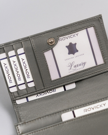 Portfel skórzany RFID CAVALDI RD-22-GCL-0887 GRAY
