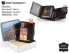 Portfel skórzany RFID PETERSON PTN 339Z 2-1-1 BLACK