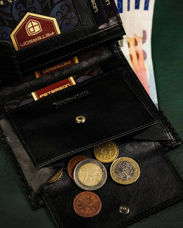 PETERSON PTN 348-CA RFID leather wallet