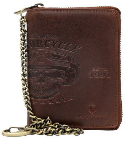 PETERSON PTN N4C-03-HWM-1247 men's RFID leather wallet