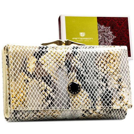 Portfel damski skórzany PTN 42108-SFL Beige