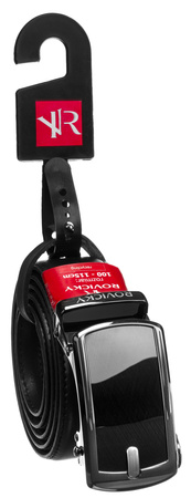 Pasek męski skórzany RV-AB35-02-MET Black