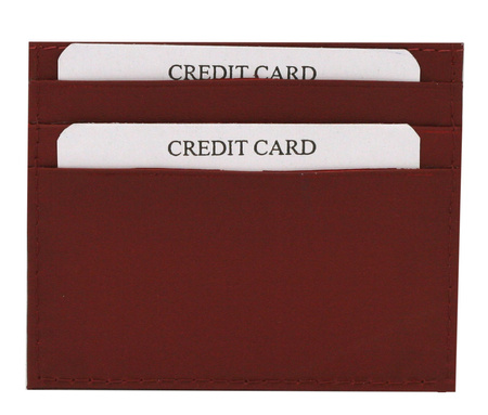 Skórzane etui na karty CC323-ACL Red