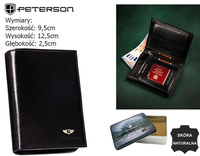 PETERSON PTN 317-P RFID leather wallet