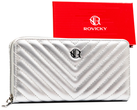 Portfel piórnik eko R-PRK-04-HRH Silver