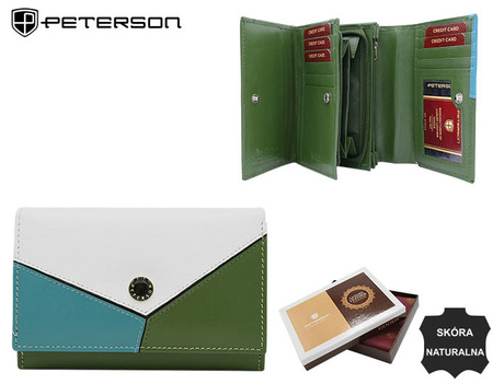 PETERSON PTN RD-22-GCL-Y RFID leather wallet