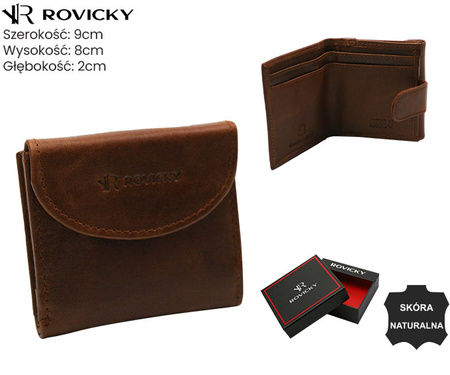 Porfel męski skórzany R-M03-LWC Cognac