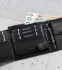 RONALDO 0002-D BLACK RFID leather wallet
