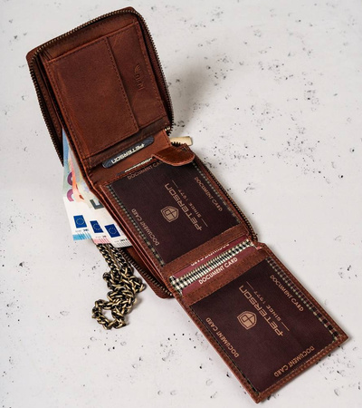 PETERSON PTN N992C-04-HWM-134 RFID leather wallet