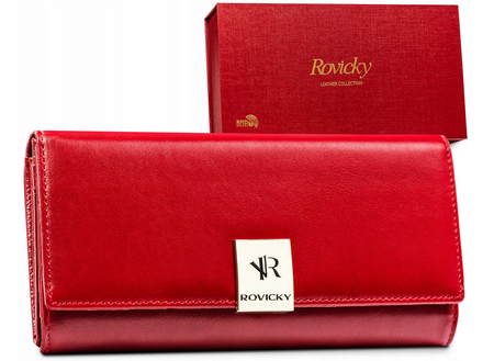 ROVICKY R-42102-SG RFID leather wallet