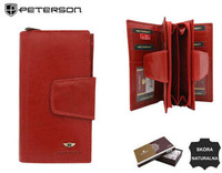 Portfel skórzany RFID PETERSON PTN 204-VTBD