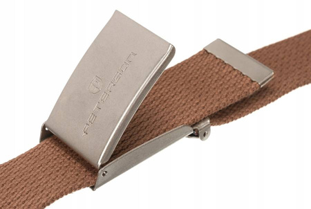 PETERSON PTN SILVER-BROWN webbing belt
