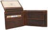 Portfel skórzany RFID PTN WL-1012-COM Cognac