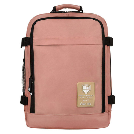 Plecak z poliestru PETERSON PTN APP Pink