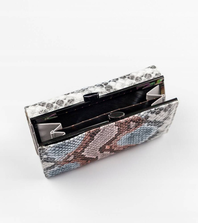 Portfel damski skóra+PU PX23-DNH D.Blue