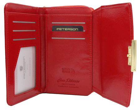 Portfel z eko skóry PTN 001-DS Red