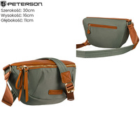 Saszetka nerka PTN JN-02 Green-Brown