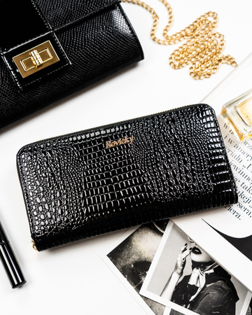 Portfel damski skórzany RH-25-1-RS Black