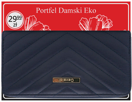 Portfel damski eko LPD-012-BL Blue