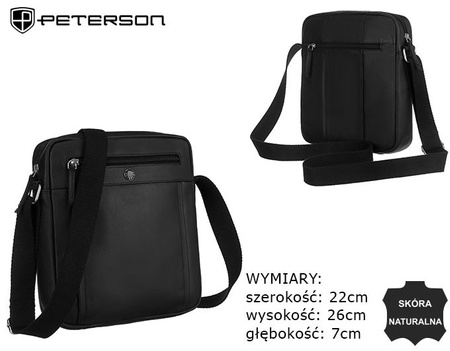 Torebka skórzana PETERSON PTN TOR-212-SNC