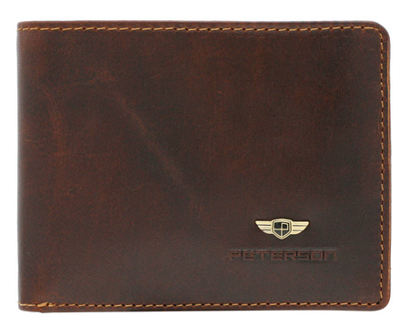 PETERSON PTN WL-1012-COM RFID leather wallet