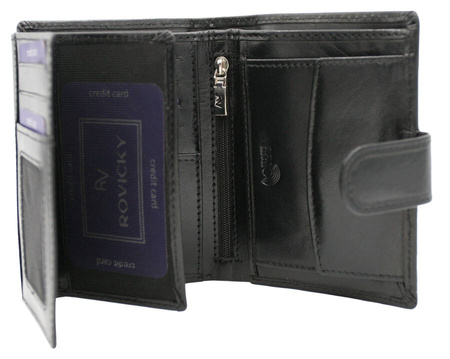 ROVICKY RFID leather wallet RV-7680272-9-BCA