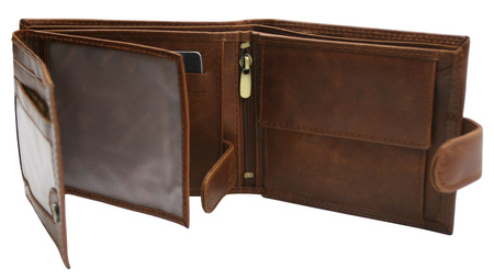 Porfel męski skórzany PTN N992L-LWC Cognac