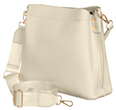 Torebka damska PU PTN H3655 Ecru