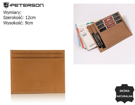 Skórzane etui na dokumenty PTN CAW22722 C845