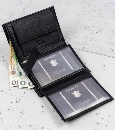 Portfel skórzany RFID RONALDO 0104-D