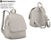 Plecak damki PU R-6739 Gray