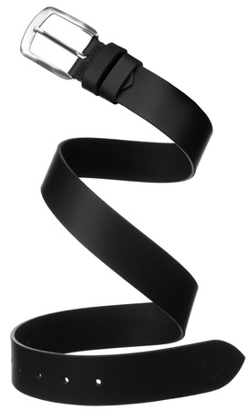 Pasek męski skórzany PTN LTP-SMO BLACK