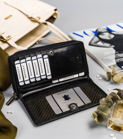 Rovicky women's RFID leather wallet CPR-8931-BAR