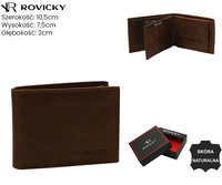 Porfel męski skórzany R-M04-LWC Cognac