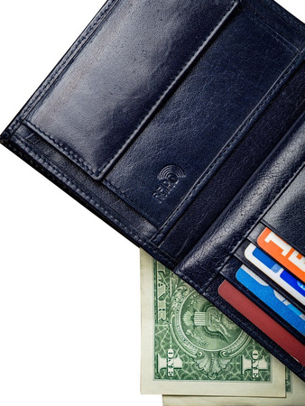 Portfel skórzany RFID ROVICKY 331-RBA-D BLACK-RED