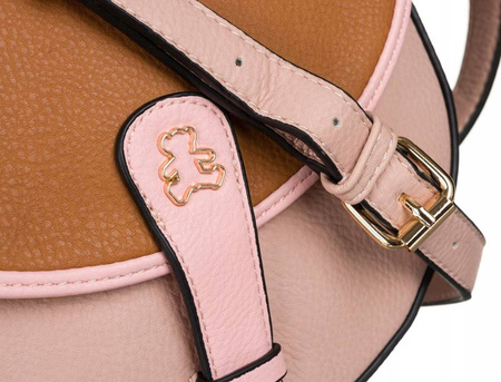 LULUCASTAGNETTE ORANGE eco leather bag