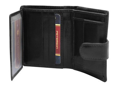 Portfel męski skórzany PTN RM-12L-BUF Black