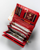 Portfel damski skórzany PTN 76112-SBR Red