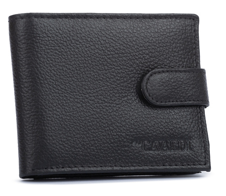 Portfel meski skórzany 0035L-PDM-BP Black