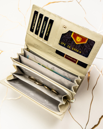 Portfel skóra + PU PTN PX20-PF2 Blue